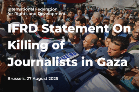 IFRD Statement on Killing of Journalists in Gaza 