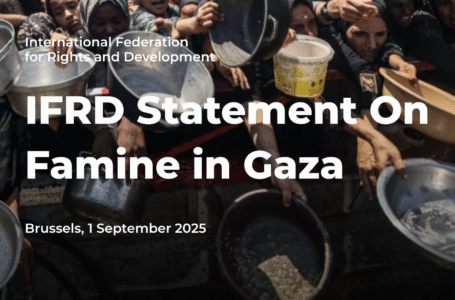 IFRD Statement on Famine in Gaza